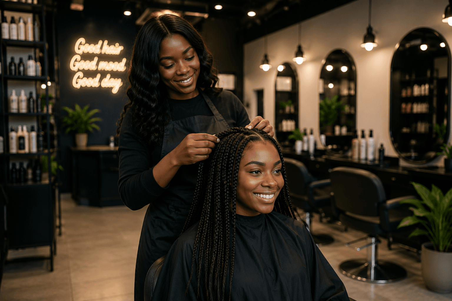 Destiny Unisex Salon work